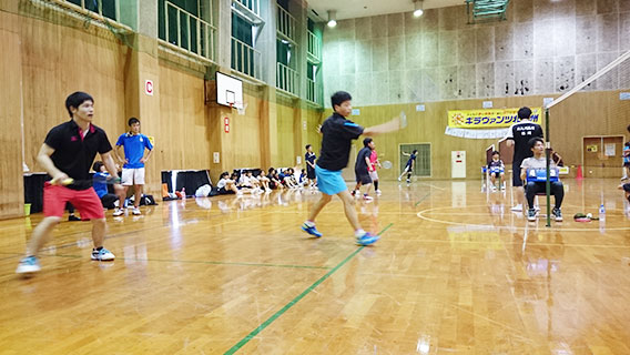 男子の部試合風景