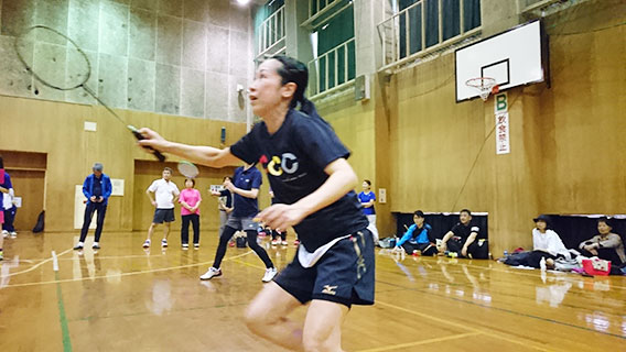 女子の部試合風景