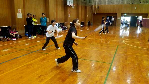 女子の部 試合風景